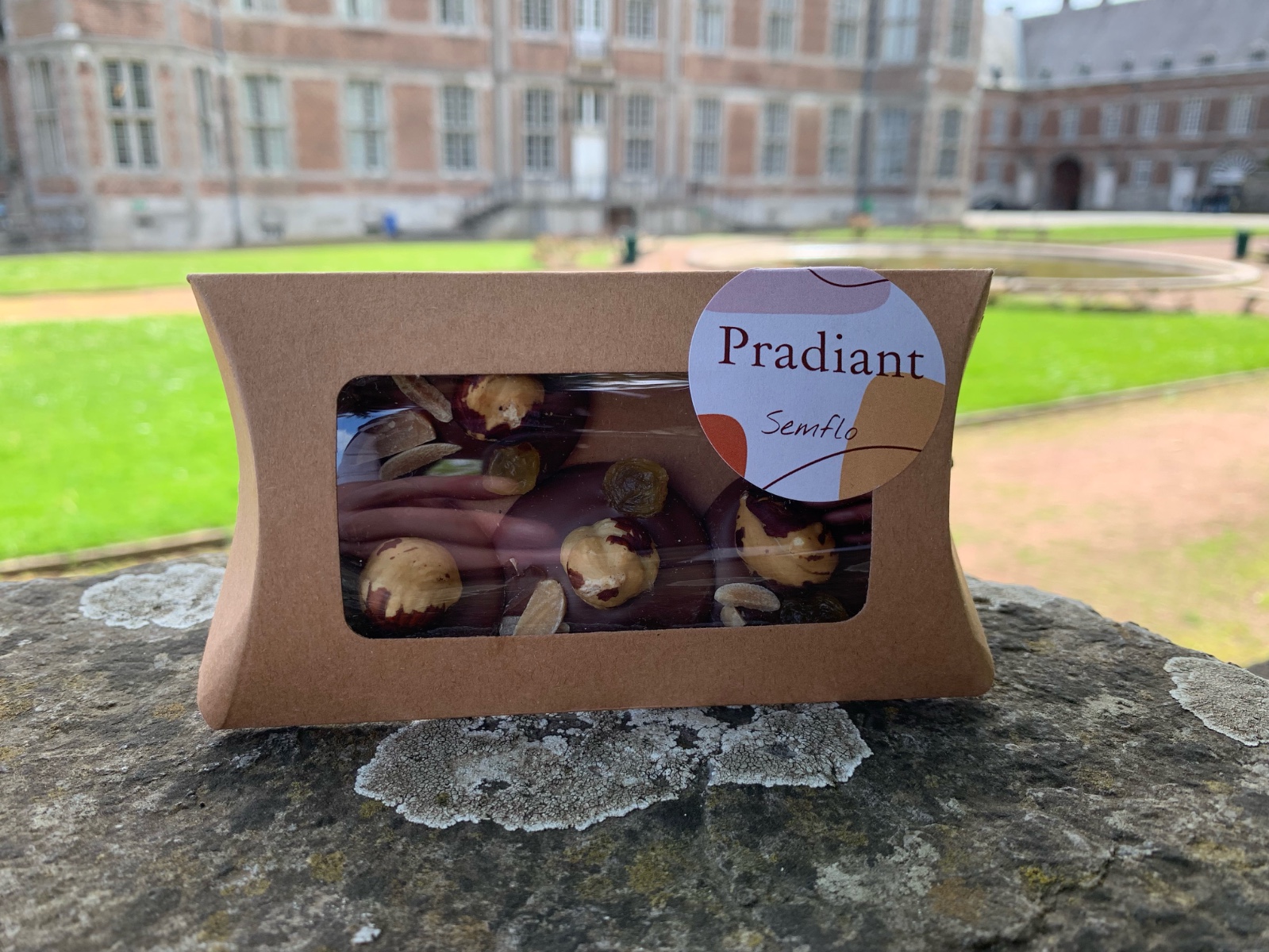 Boîte de 4 mendiants - chocolat au lait